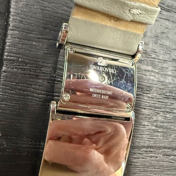 Swarovski Women’s Swiss Made Crystal Bracelet Watch – Silver w/ Box FWD235SIM4 - Picture 6 of 14